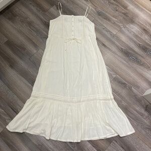 Brand New women’s size XL “Aerie” cream coloured maxi dress